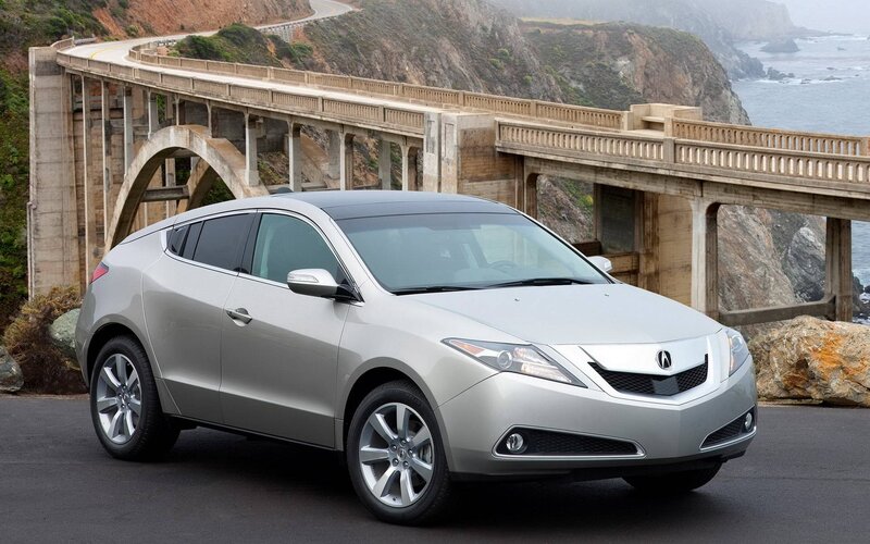 Silver Acura Zdx — Dramatic