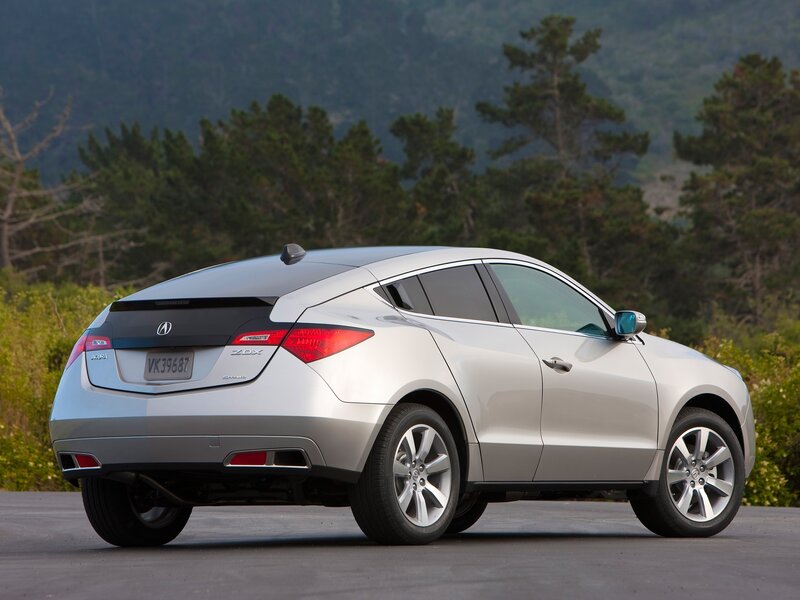 Silver Acura ZDX parked outdoors