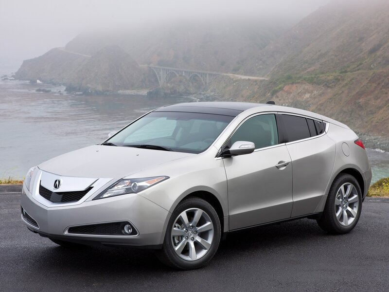 Silver Acura Zdx — Serene, Morning