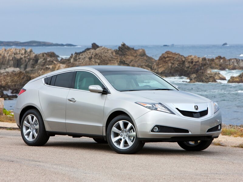 Silver Acura Zdx