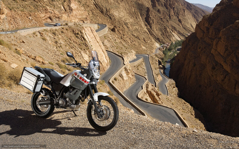 Silver Adventure Motorcycle