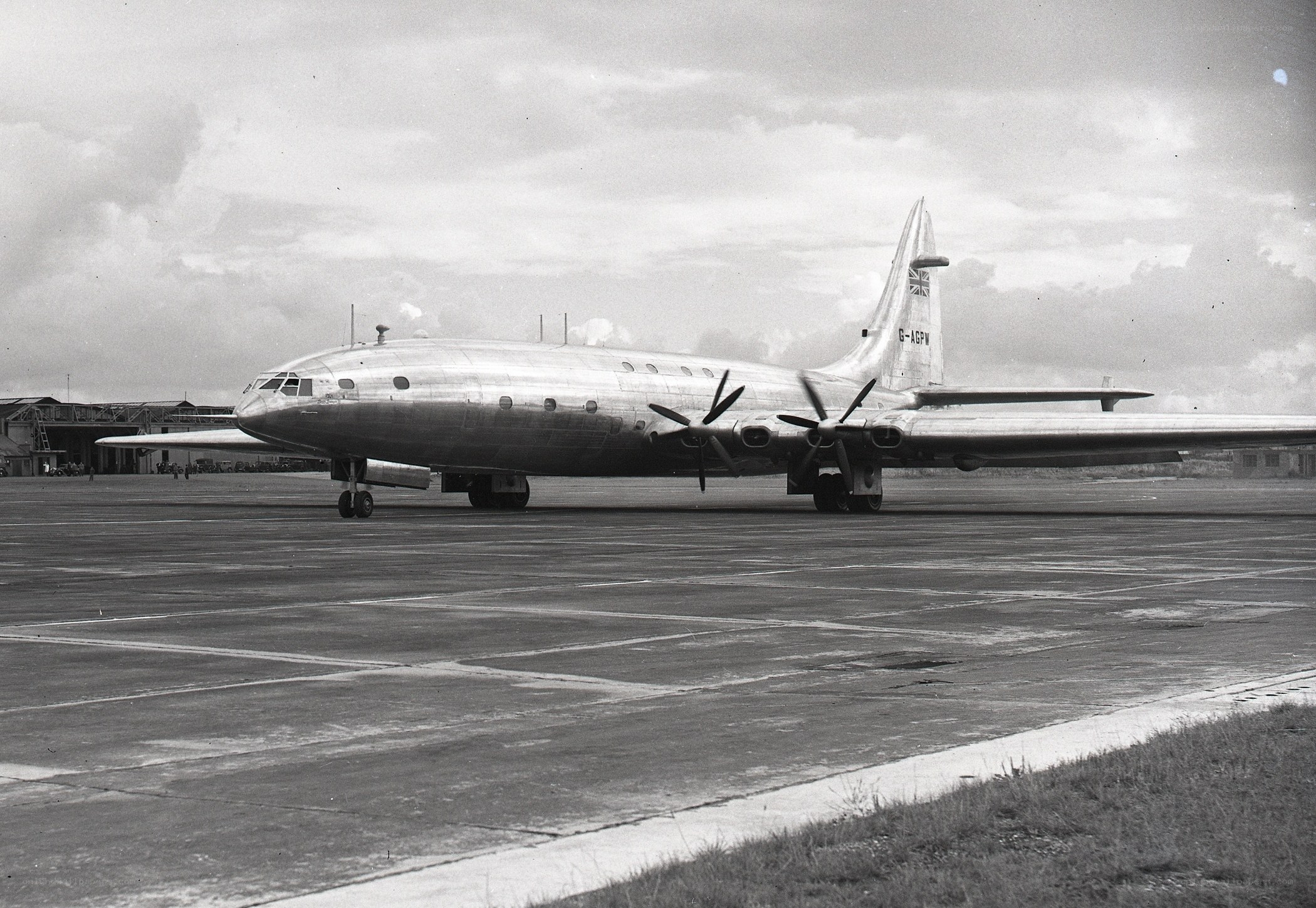 Silver aircraft on tarmac