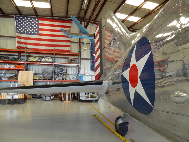 Silver Airplane in Hangar — Neutral