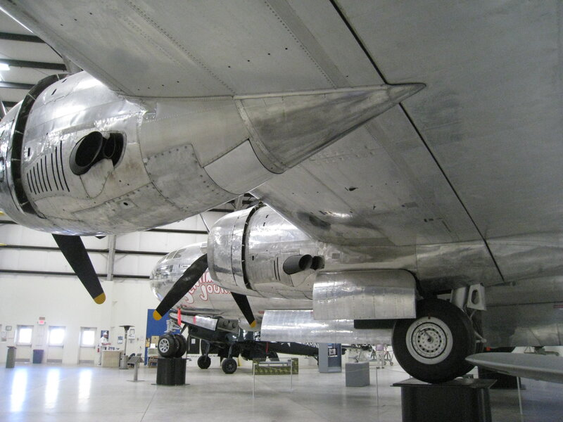 Silver Airplane in Hangar