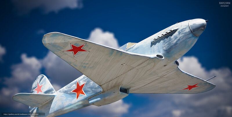 Silver Airplane with Red Stars