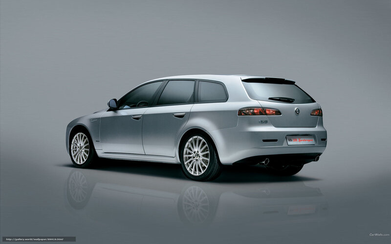 silver alfa 159 station wagon