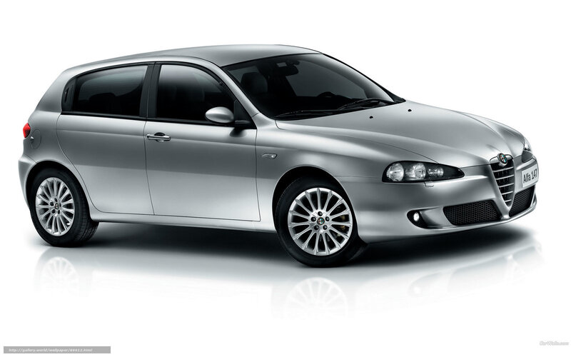 Silver Alfa Romeo 147 — Neutral