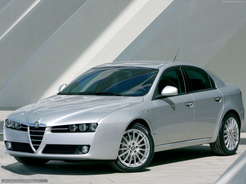 silver alfa romeo 159