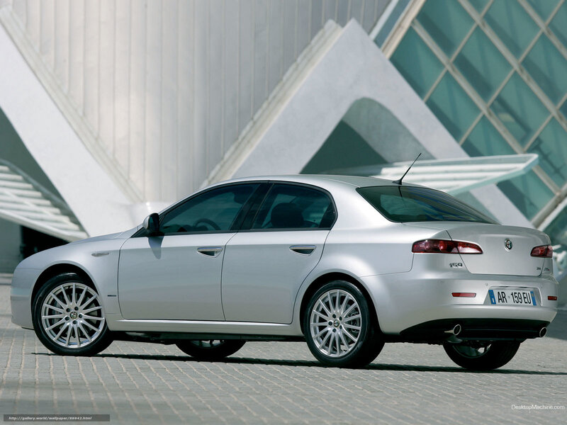 silver alfa romeo 159 sedan
