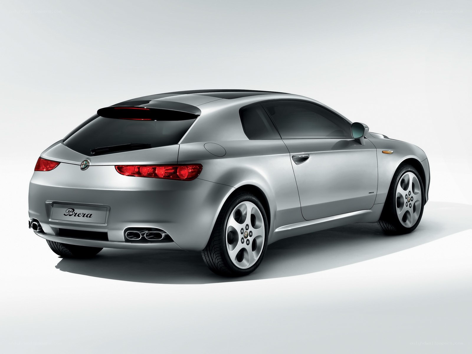 Silver Alfa Romeo Brera