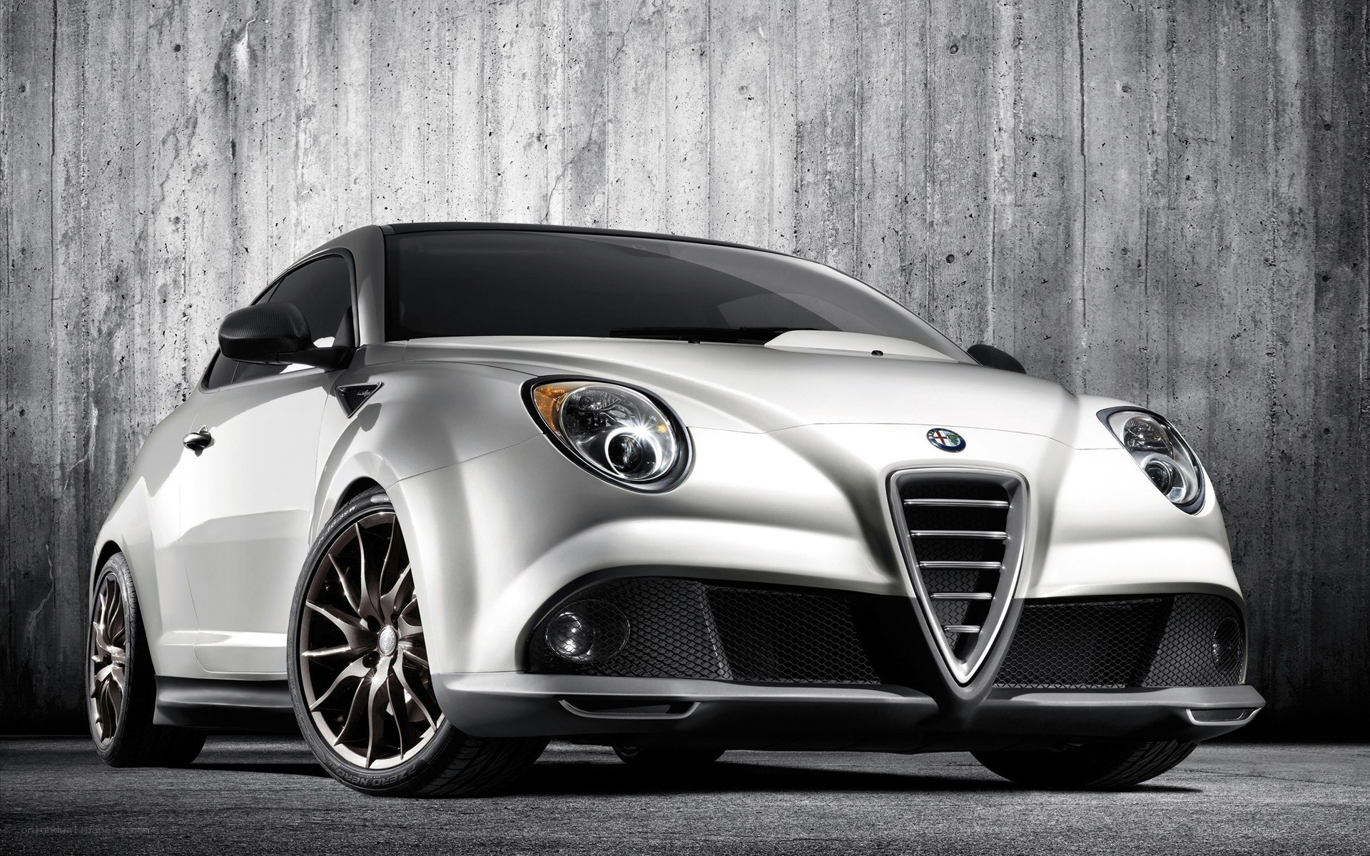 Silver Alfa Romeo Car