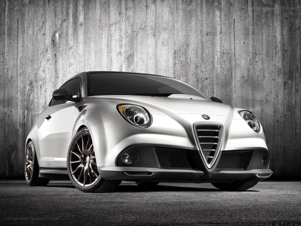 silver alfa romeo car
