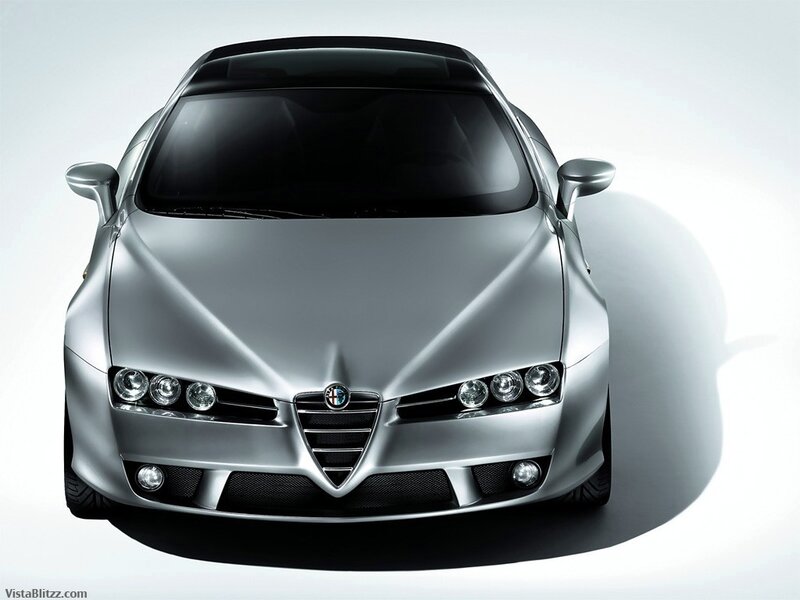 Silver Alfa Romeo Car — Dramatic