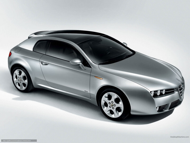 silver alfa romeo concept car