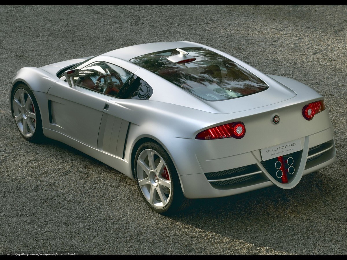 Silver Alfa Romeo Fuore Concept