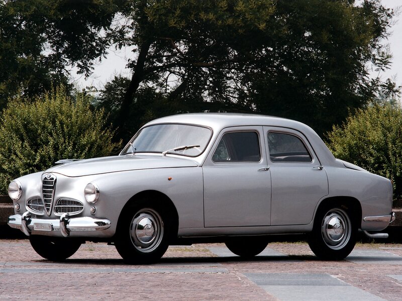 Silver Alfa Romeo sedan
