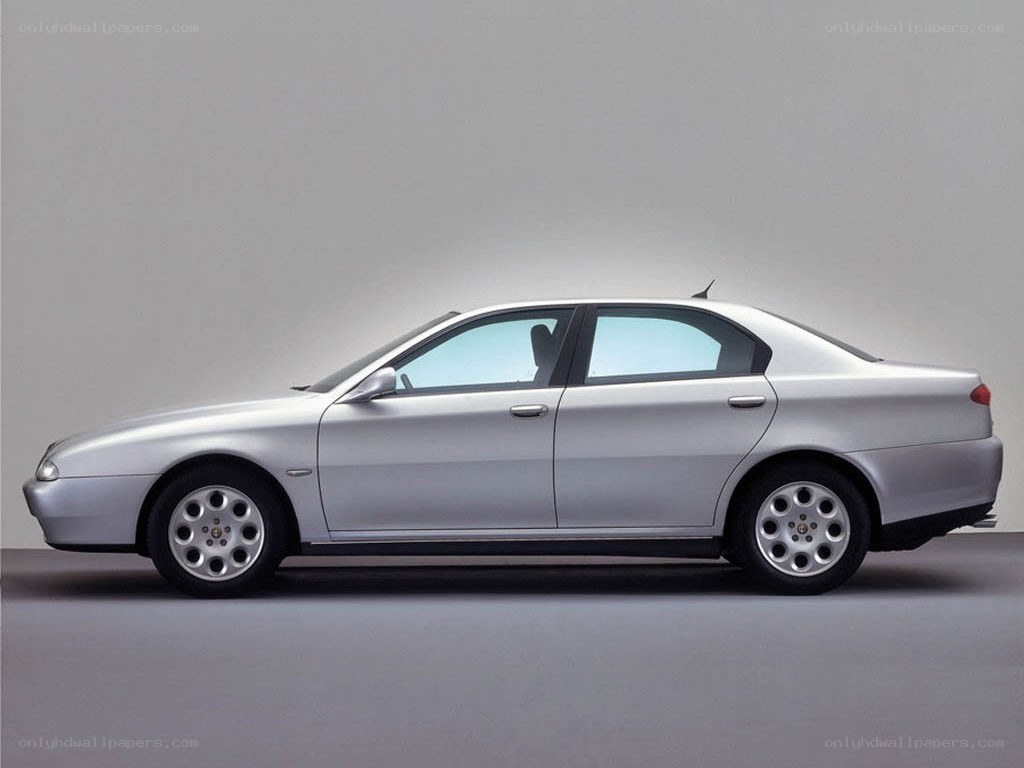 silver alfa romeo sedan
