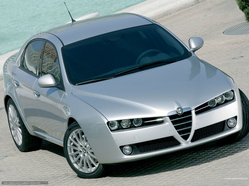 Silver Alfa Romeo Sedan — Calm, Afternoon