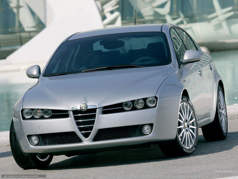 Silver Alfa Romeo Sedan — Calm