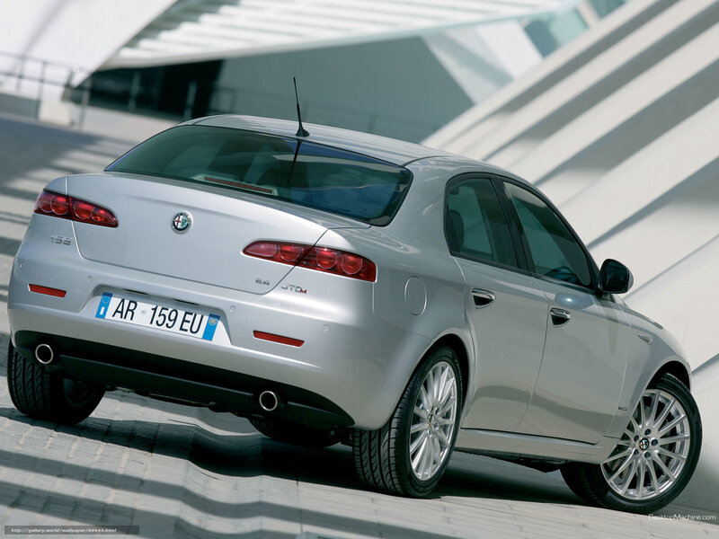 Silver Alfa Romeo Sedan — Modern