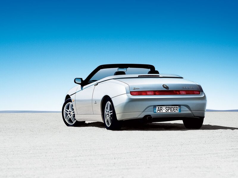 Silver Alfa Romeo Spider