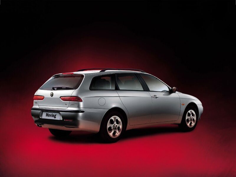 silver alfa romeo station wagon