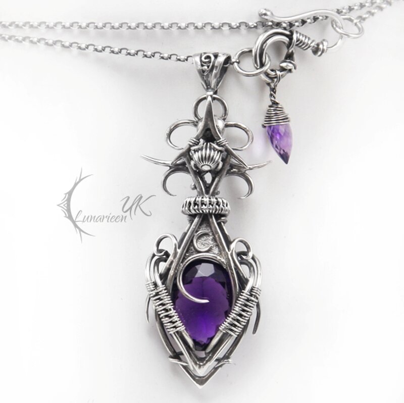 Silver Amethyst Pendant