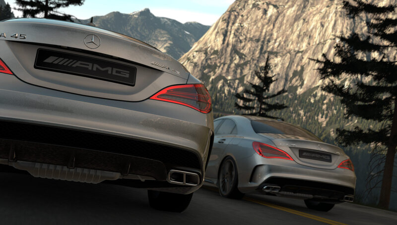 Silver AMG Cars on Road