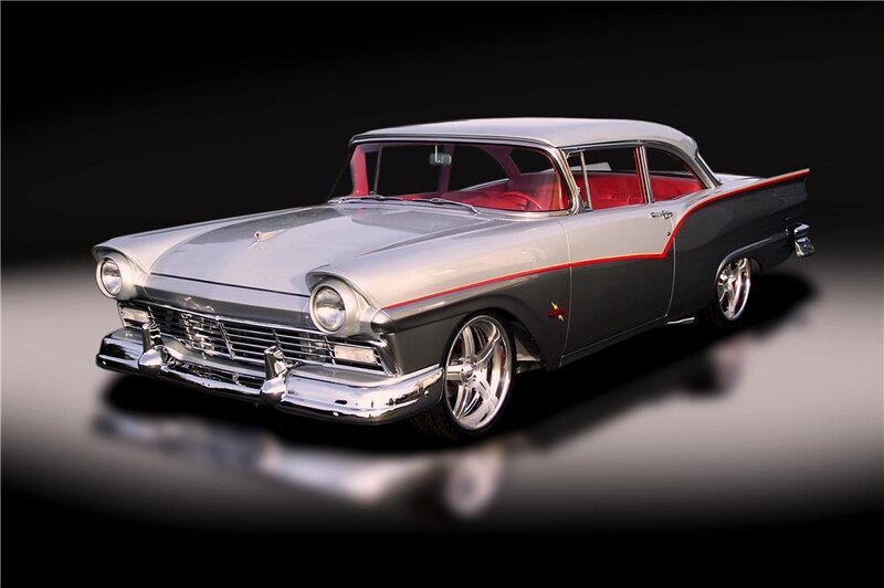 Silver and Black Classic Car