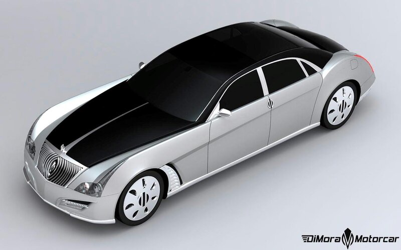 Silver and Black Limousine