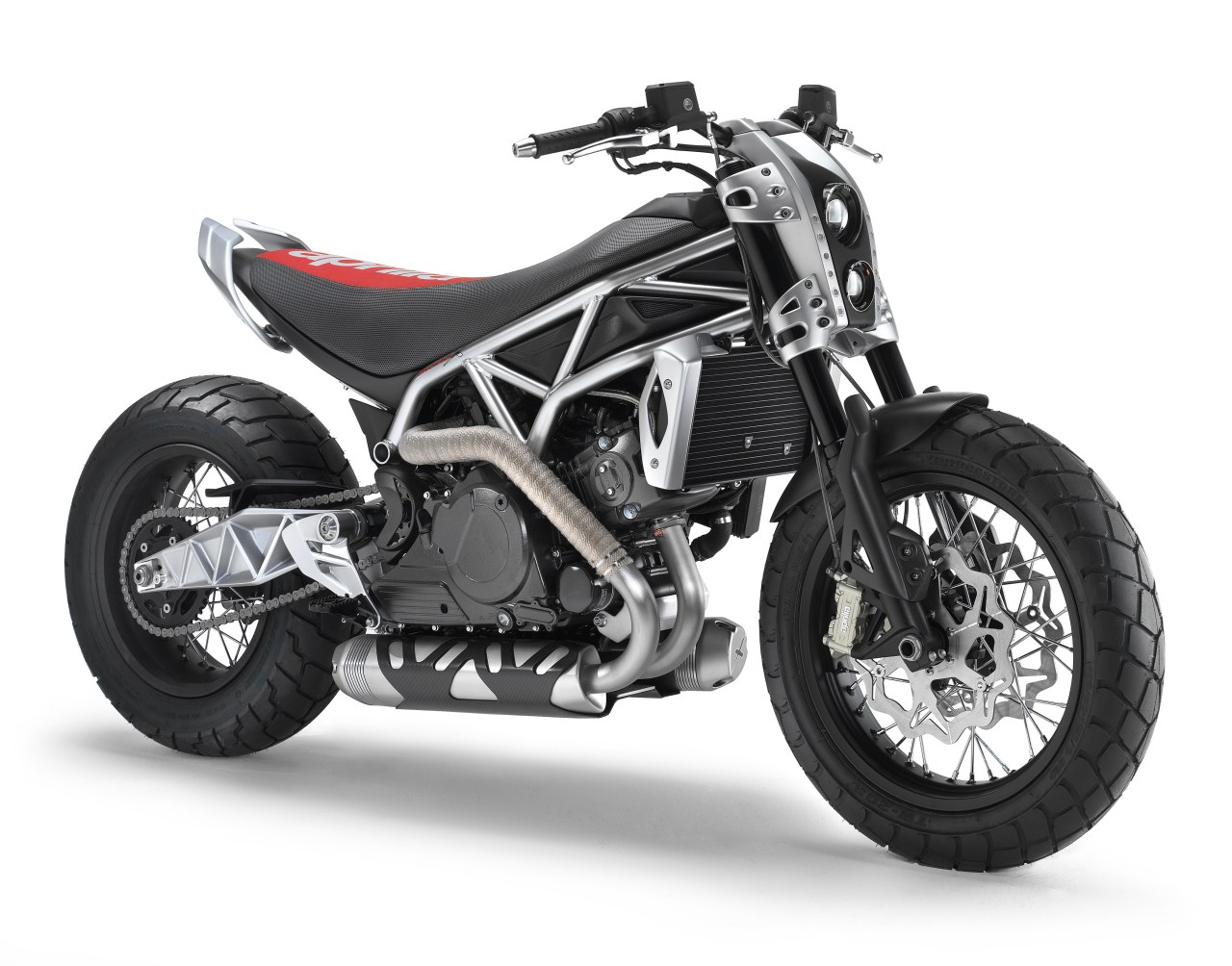 silver and black motorcycle