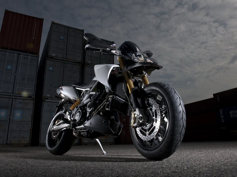 Silver and Black Motorcycle — Dramatic, Night