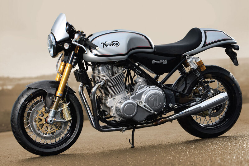 Silver and Black Motorcycle — Dramatic, Photograph