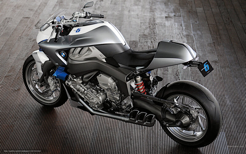 Silver and Black Motorcycle — Gray