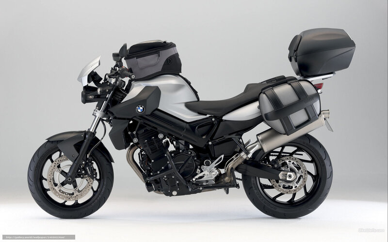 Silver and Black Motorcycle — Neutral, Photograph, Saddlebags
