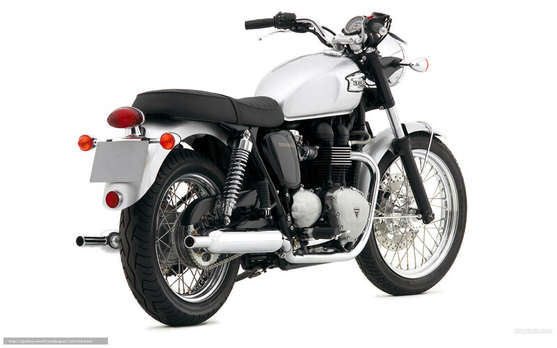 Silver and Black Motorcycle — White, Neutral, Photograph, Seat, Exhaust, Headlight