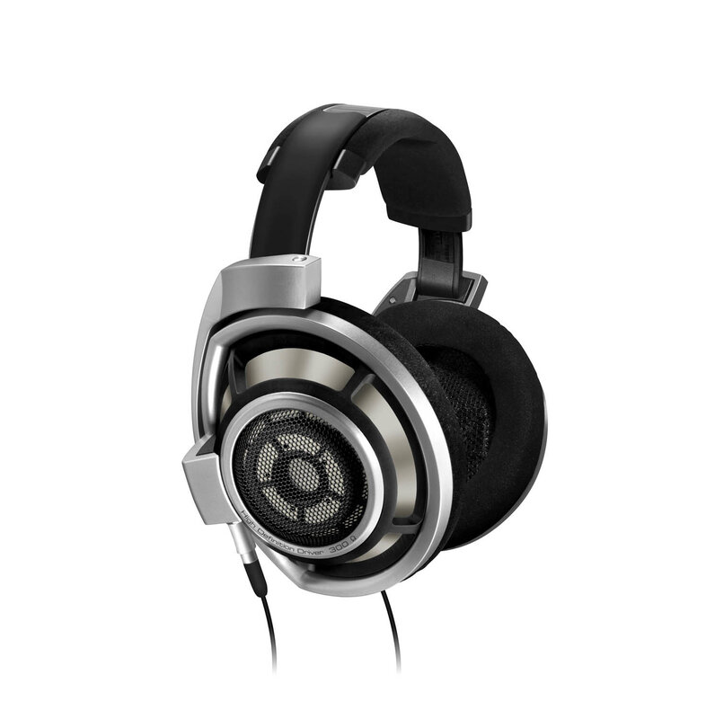 silver and black over-ear headphones