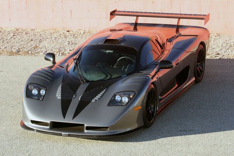 Silver and Black Race Car