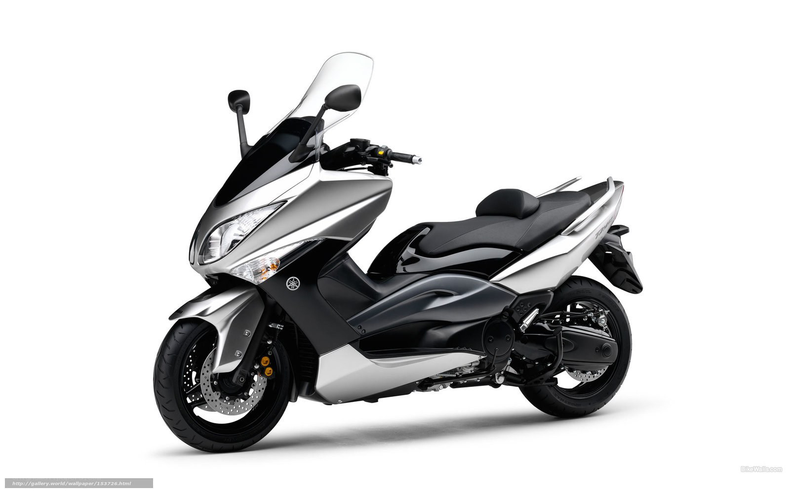 silver and black scooter