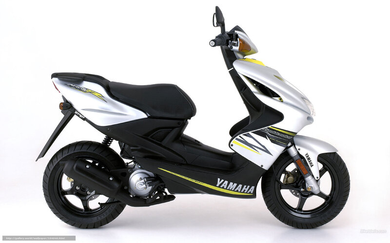 silver and black scooter
