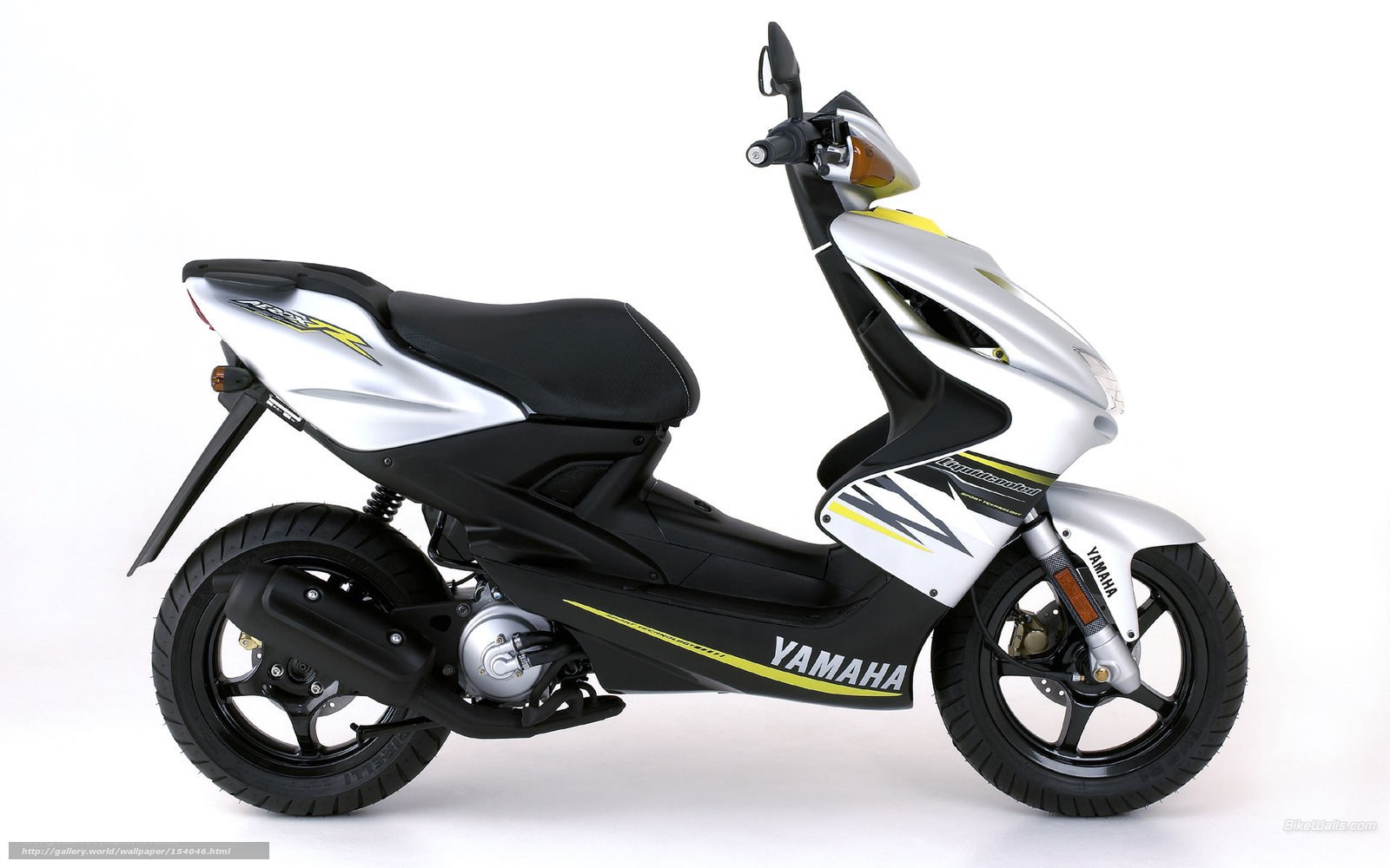 silver and black scooter