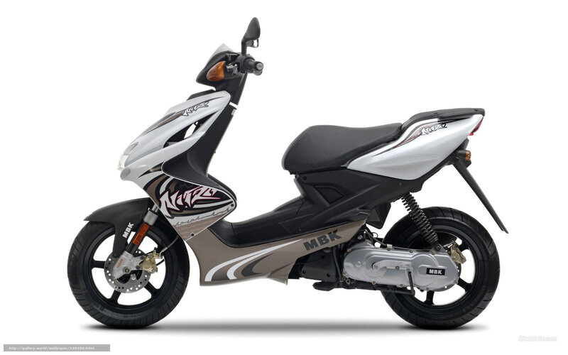 silver and black scooter
