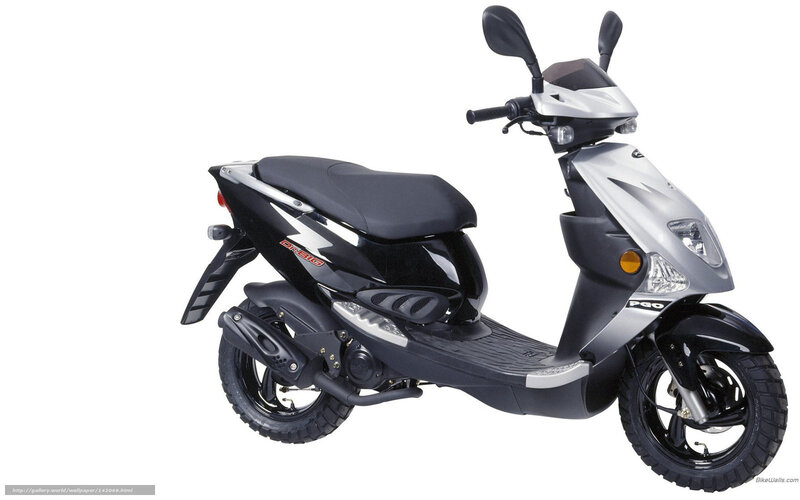 Silver and Black Scooter — Neutral