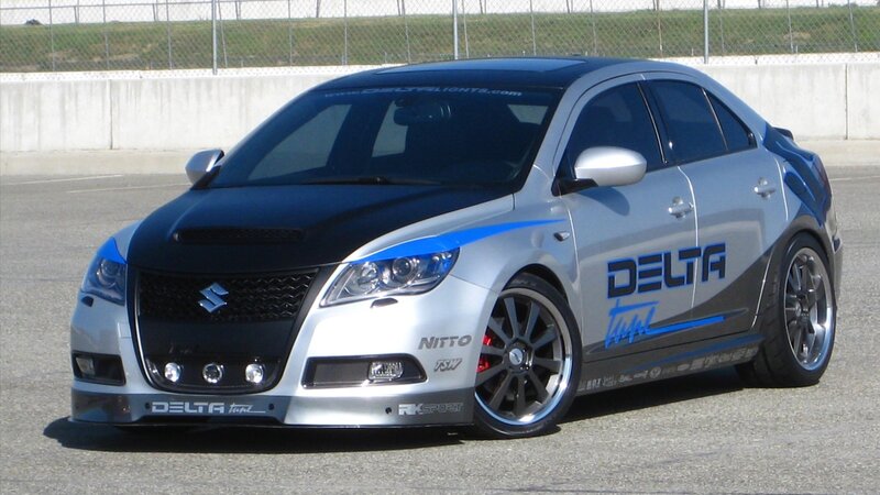 Silver and Black Sedan