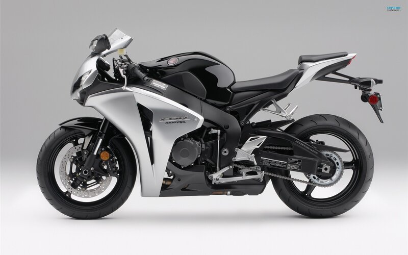 silver and black sport motorcycle
