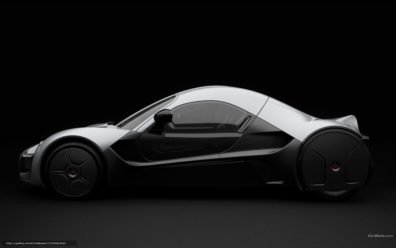 Silver and Black Sports Car — Dramatic