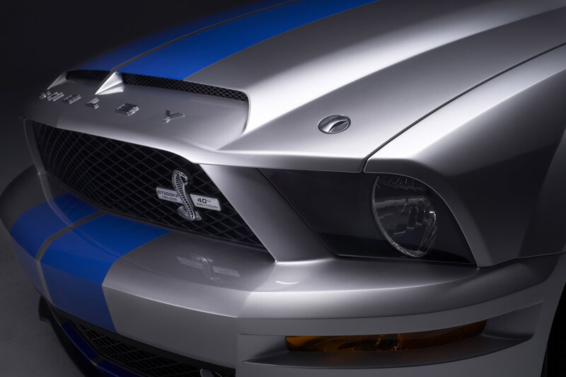 Silver and Blue Car — Dramatic