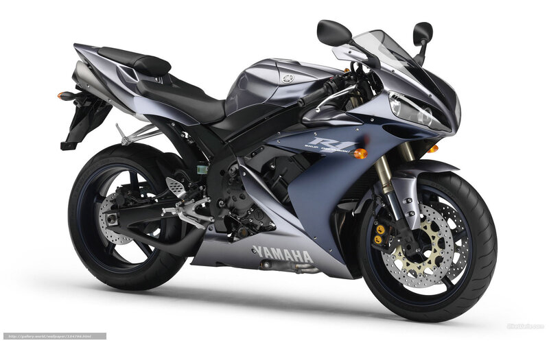Silver and Blue Motorcycle — Gray, Neutral