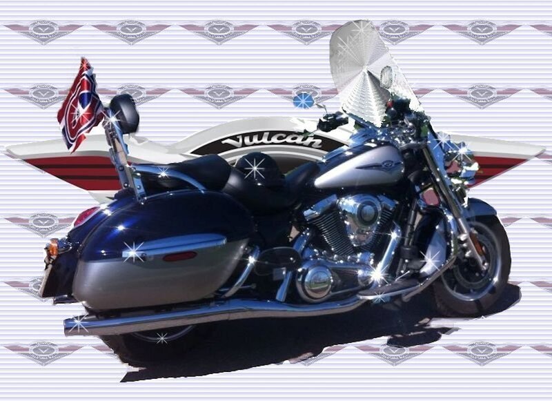 Silver and Blue Motorcycle — Neutral
