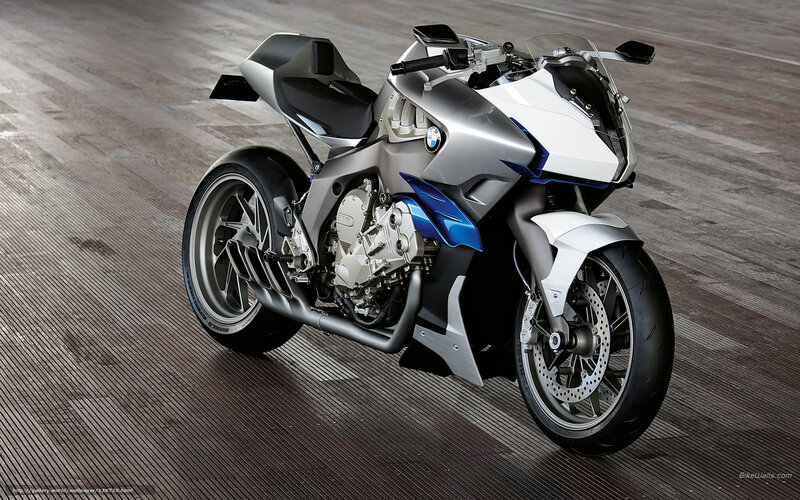 Silver and Blue Motorcycle